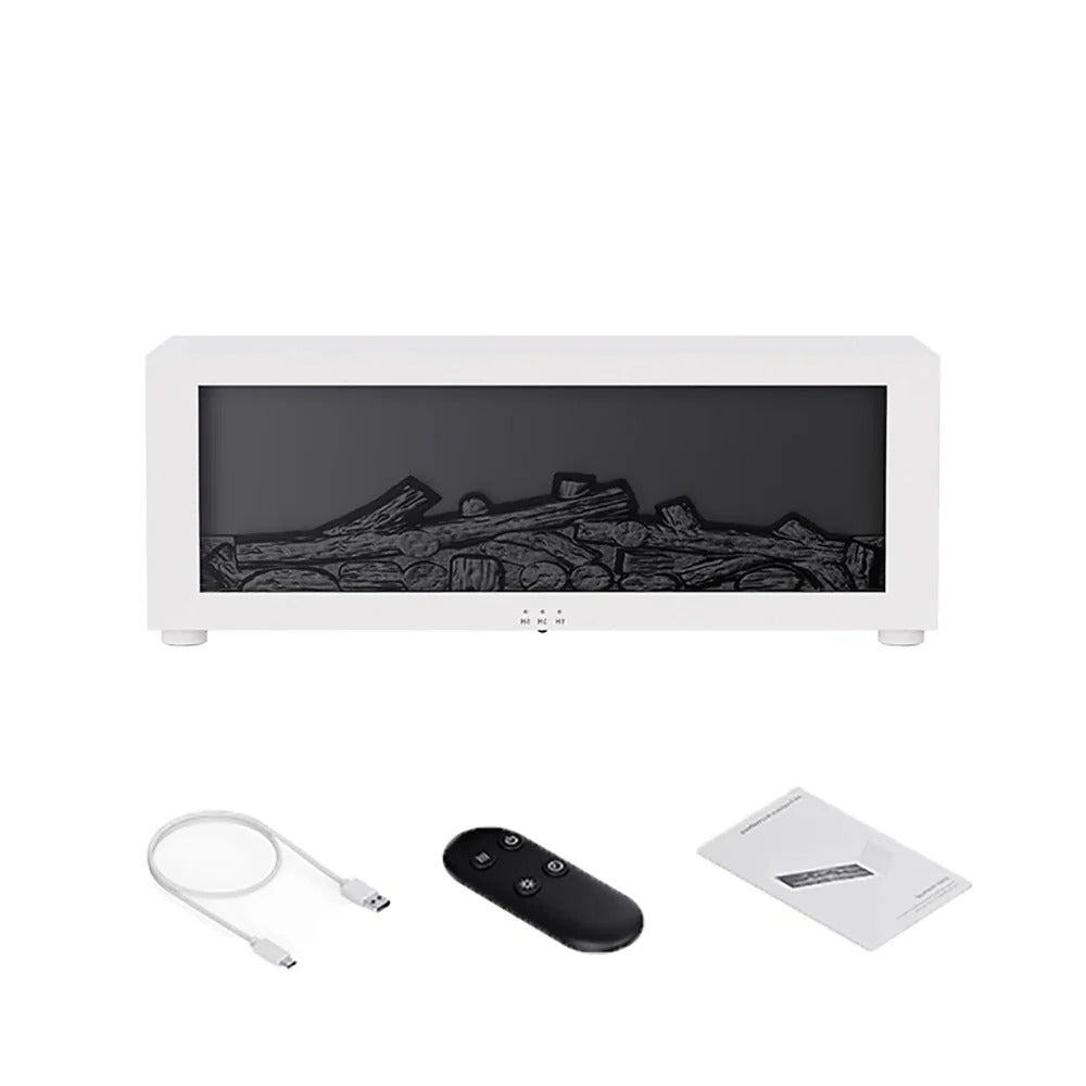 Air Humidifier and Air Purifier with Aromatherapy Flame Effect