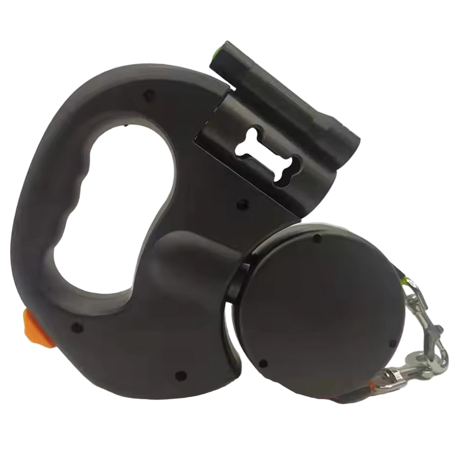 Dual Dog Leash TangleFree LED Light and 360° Swivel