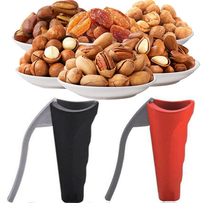 Stainless Steel Nutcracker Tool with Non-Slip Handles