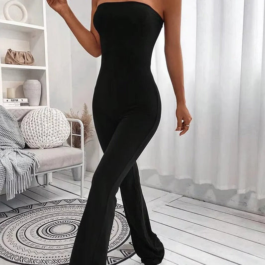Casual Summer Jumpsuit-Style Pants for Women – Adjustable Waist, Slim Fit