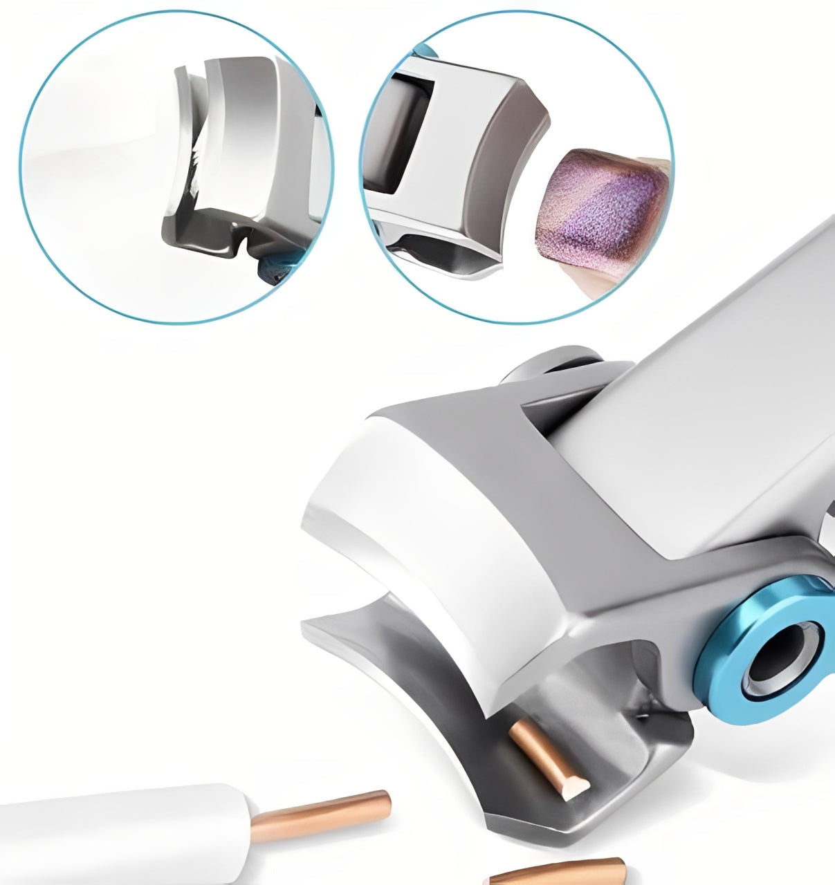 Ergonomic Stainless Steel Nail Clipper for Thick Nails