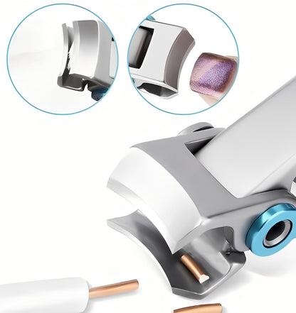 Ergonomic Stainless Steel Nail Clipper for Thick Nails