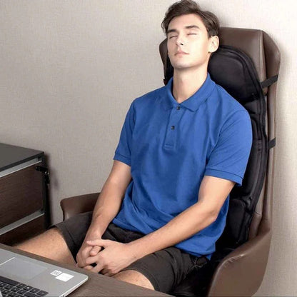 8-modus massagekussen met verwarmd rug- en nekkussen