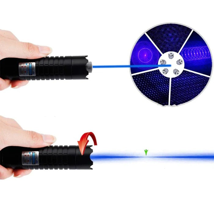 Blauwe Hoge Vermogen Tactical Laser Zaklamp