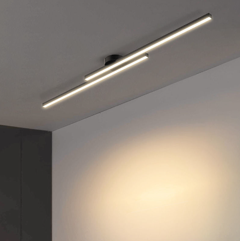 Hedendaagse 2-licht dimbare lineaire LED make-up spiegellamp - warm wit