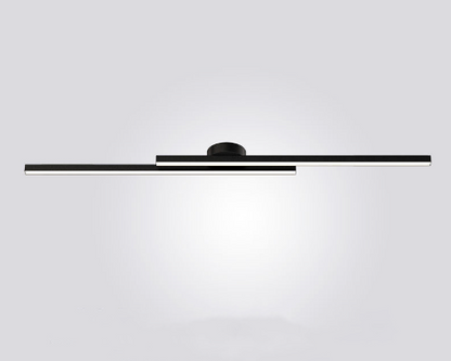 Hedendaagse 2-licht dimbare lineaire LED make-up spiegellamp - warm wit
