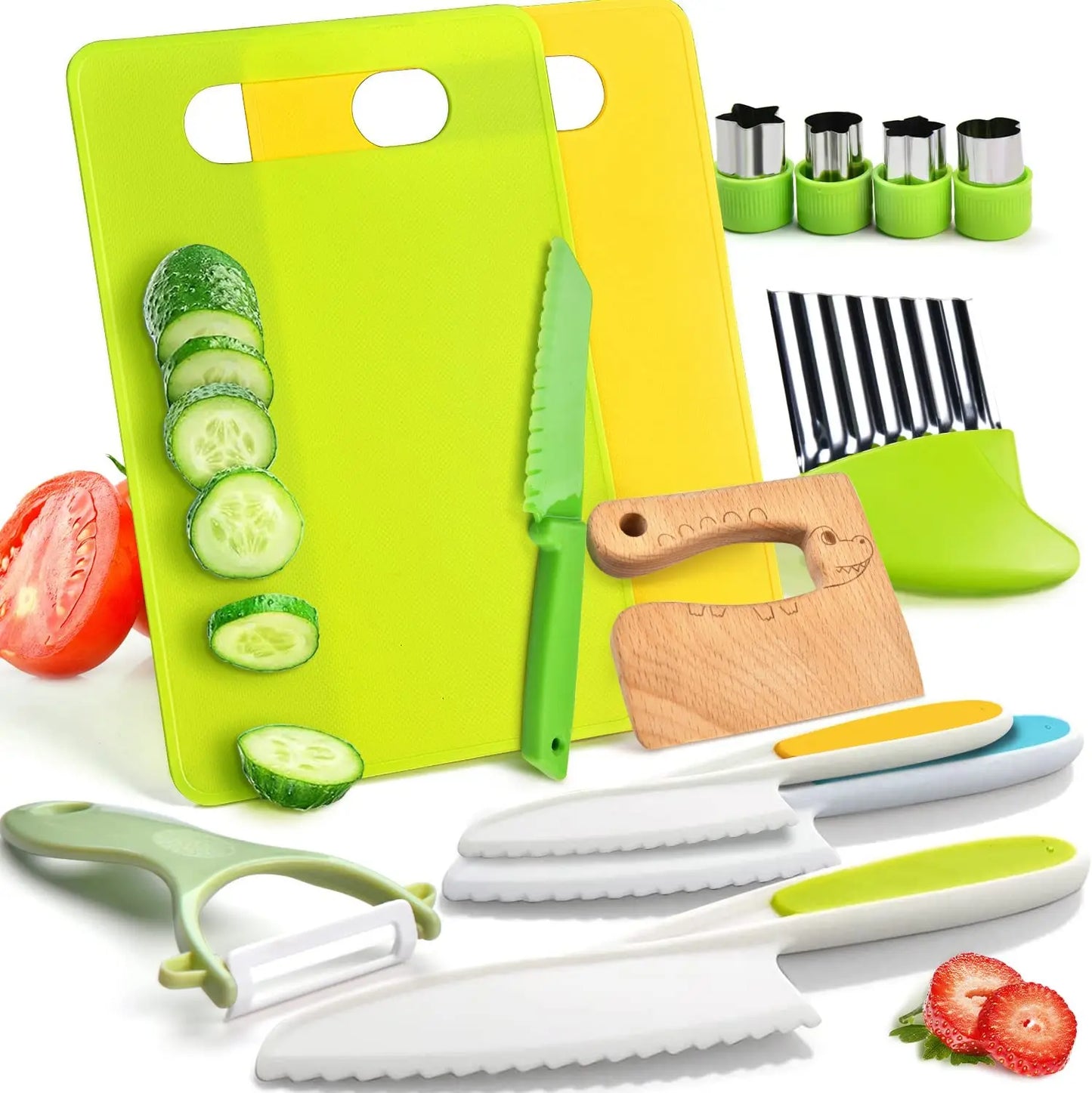 Junior Chef Set - Safety in the kitchen - Children's cutting set