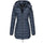 Bequeme Daunenjacke mit Kapuze und Reißverschluss