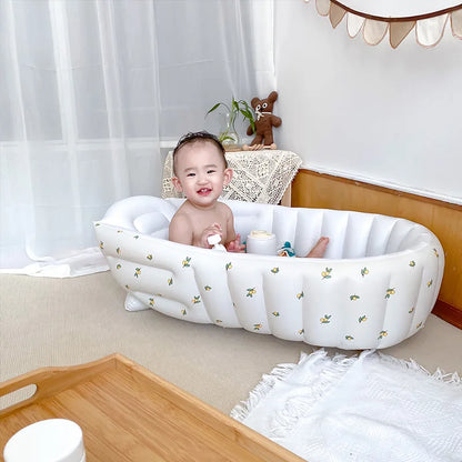 Inflatable Infant Bath Tub – Blow Up Baby Bath for Water Play