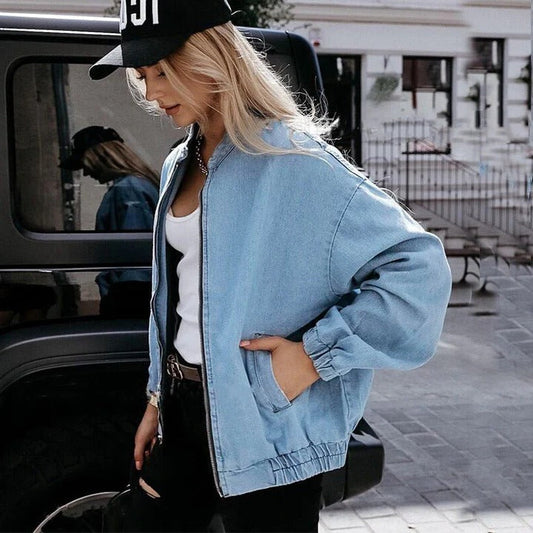 Trendy Zip Bomber Jacket