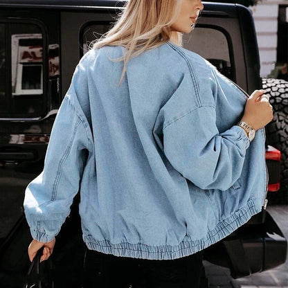 Trendy Zip Bomber Jacket