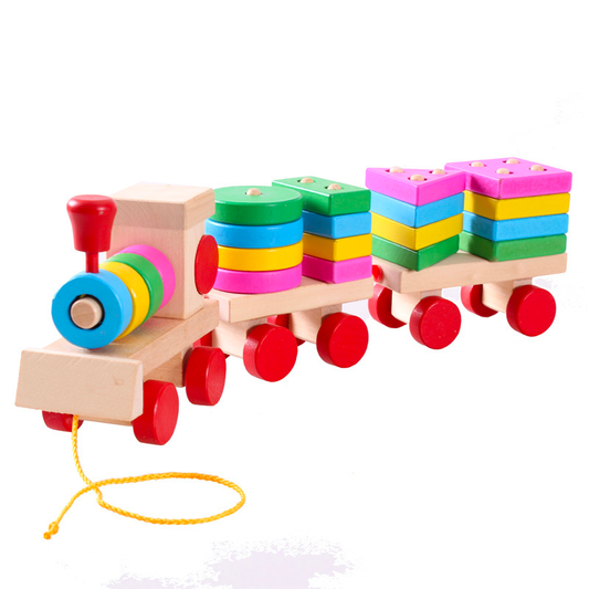 Bestseller: Houten constructietrein