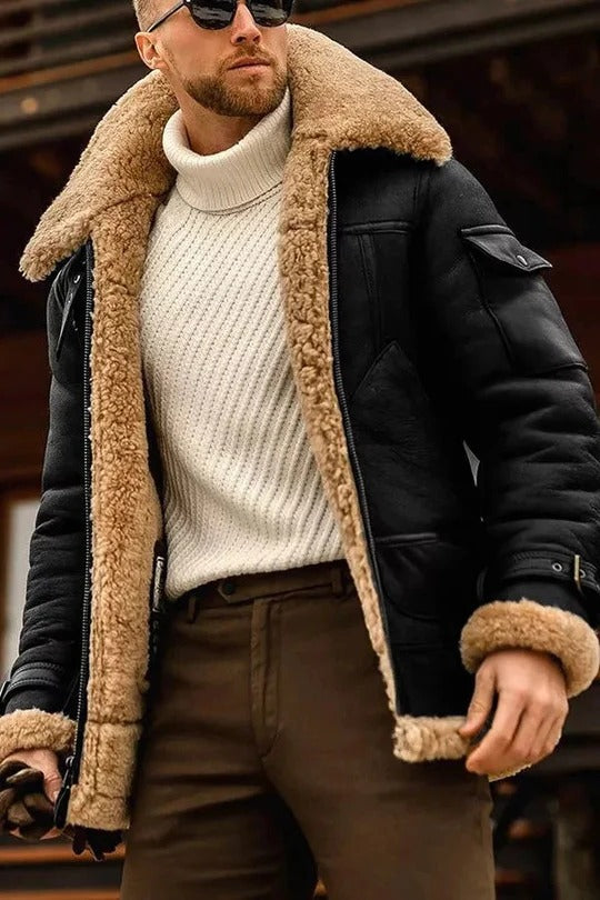 Heren Camel Stijl Jas