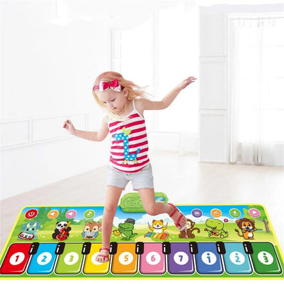 Interaktive Klaviermatte Musikalisches Spielzeug für Kinder - Berührungsempfindliches Spielkissen
