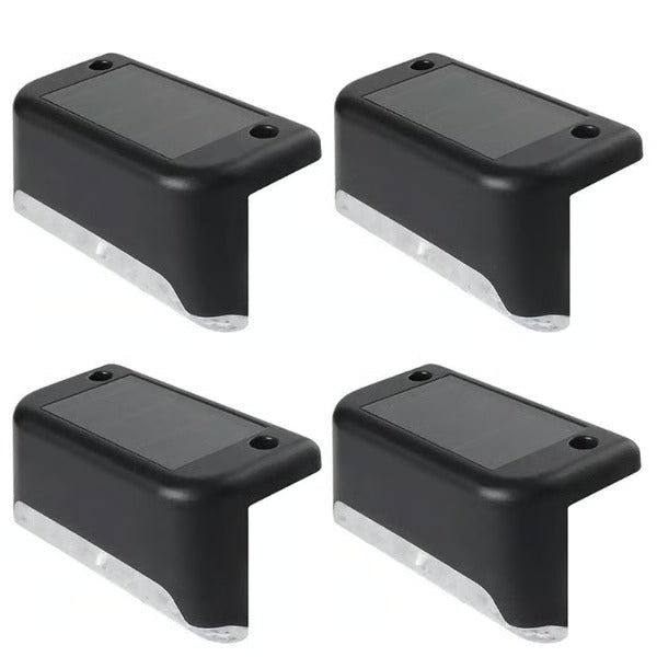 Outdoor Solar Powered Deck Lights, Set of 4