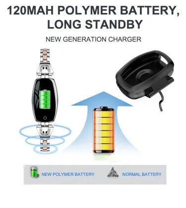 Slimme fitness tracker voor dames met hartslagmonitoring