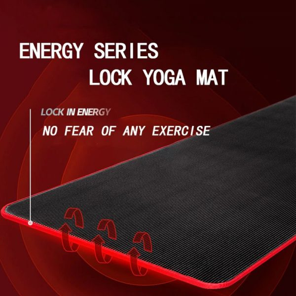 Fitnessmat Heren Hoge Dichtheid Oefening Yoga Antislip Mat Voor Sportschool Thuis