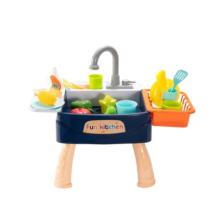 Kinderstaande wasbak voor binnen/buiten gebruik