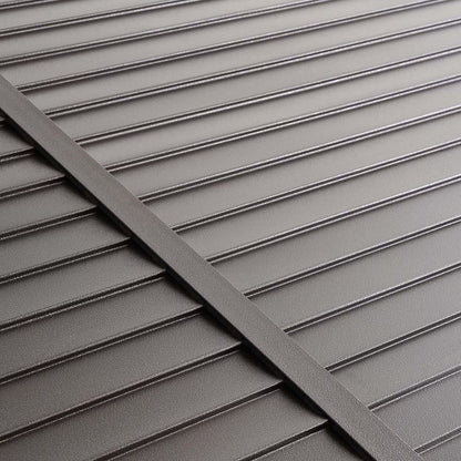 Seranta brun udendørs pavillon med net og aluminiumsramme