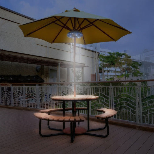 Patio Umbrella Light with Warm LED Glow