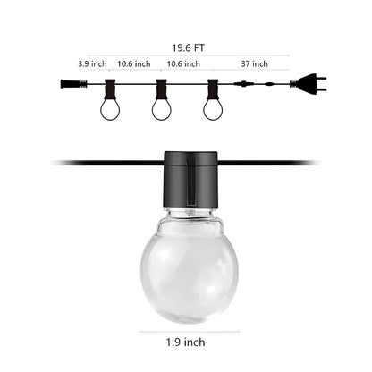 LED zonne- buiten tent luifel stringverlichting kamperen