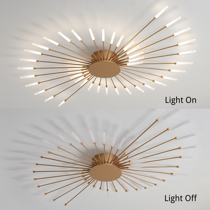 Opbouw plafondlamp Vuurwerk | Woonkamer/Slaapkamer