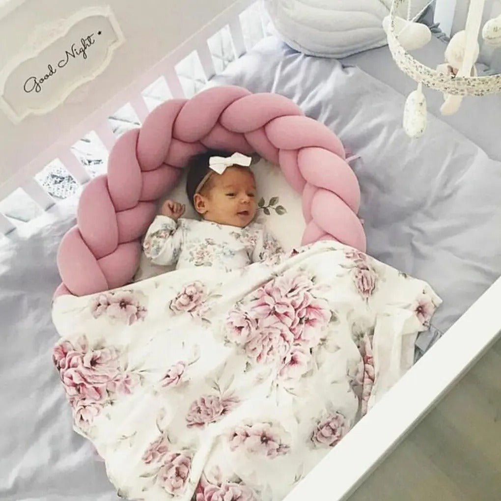 Gezellige Baby Pod – Baby Nest Gebreide Mozesmand voor Pasgeborenen in Zachte Katoen