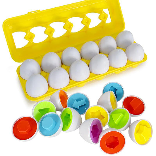 Magic Eggs Puzzel – Creatief Montessori speelgoed voor kinderen: Leren volgens het Montessori-principe