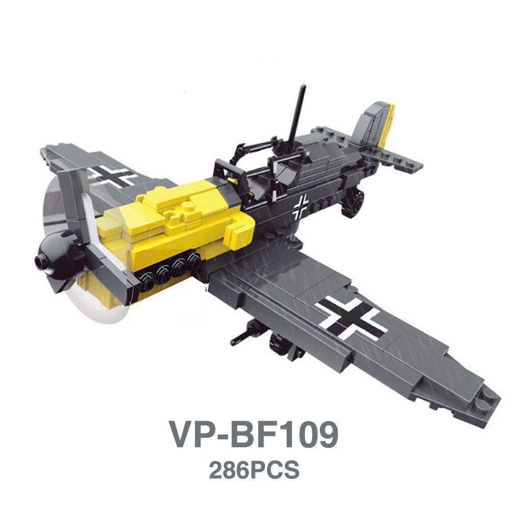 Militärfahrzeuge Flugzeug und Bomber WWII US-Armee Marines Swat Spezialeinheiten Deutscher Soldat Waffen Modell Bauklötze Baustein