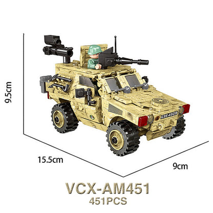 Militärfahrzeuge Hummer US-Armee Marines Swat Spezialeinheiten Soldat Waffe Modellbausteine Baustein