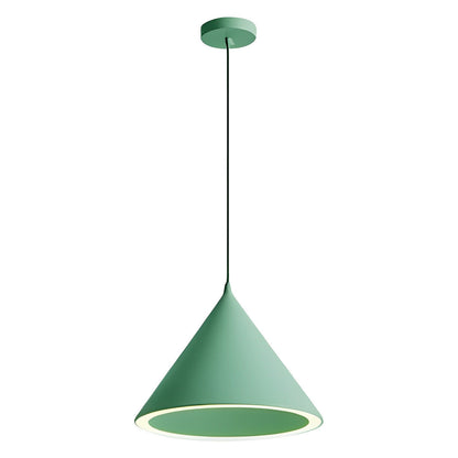 Minimalistische kegelvormige LED macaron kleur hanglamp eilandverlichting kroonluchter