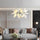 Moderne keramische bloemkunst kroonluchter verlichting