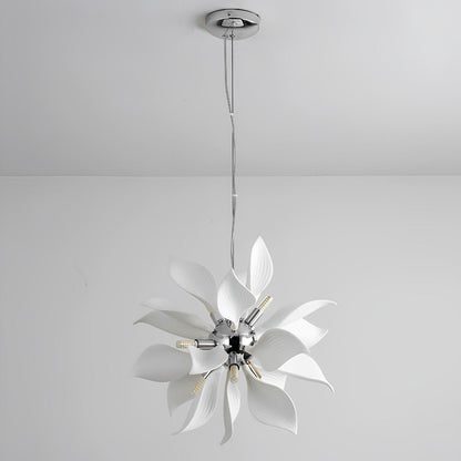 Moderne keramische bloemkunst kroonluchter verlichting
