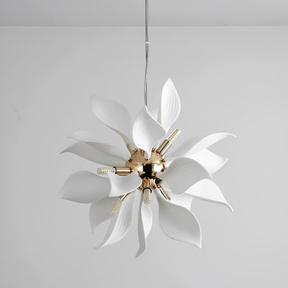 Moderne keramische bloemkunst kroonluchter verlichting