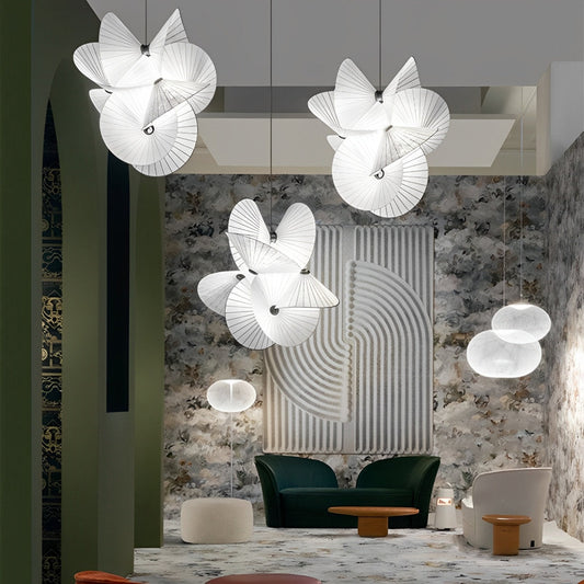 Moderne creatieve minimalistische paraplu kunst kroonluchter licht