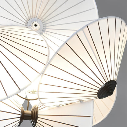 Moderne creatieve minimalistische paraplu kunst kroonluchter licht