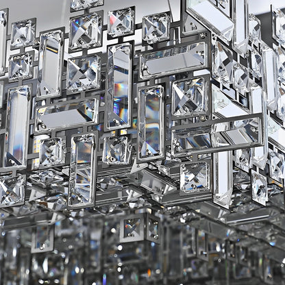 Moderne Luxe Geometrische Schijnende Kristallen Kroonluchter Verlichting