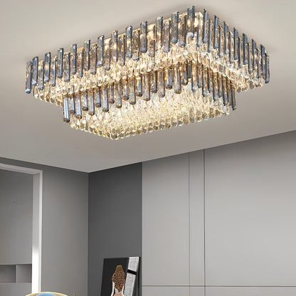 Moderne ronde luxe kristallen plafondlampen
