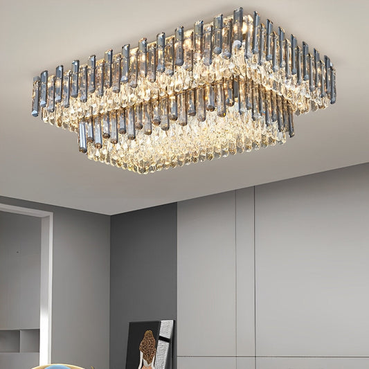 Moderne ronde luxe kristallen plafondlampen