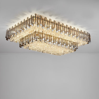 Moderne ronde luxe kristallen plafondlampen