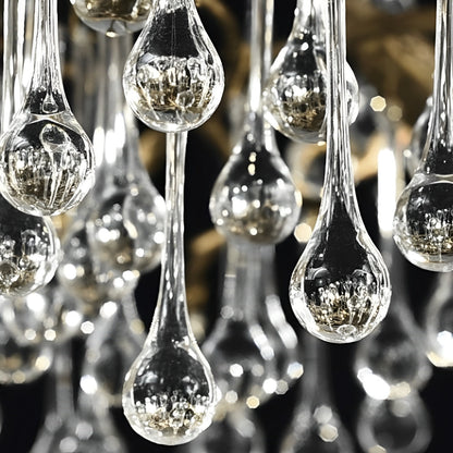 Moderne Luxe Gouden Boomtak Druppel Waterval Kroonluchter Verlichting