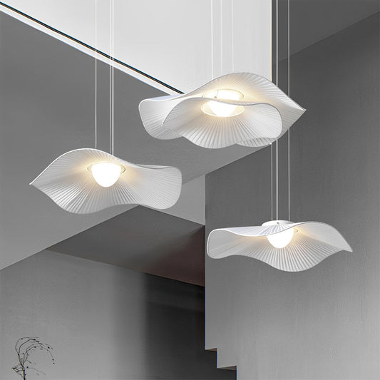Moderne minimalistische kunst lotusblad hanglamp