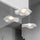 Moderne minimalistische kunst lotusblad hanglamp