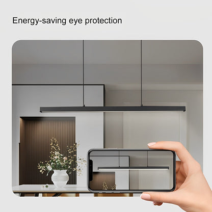 Moderne minimalistische hanglamp LED lange lichtbalk