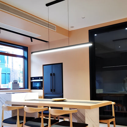 Moderne minimalistische hanglamp LED lange lichtbalk