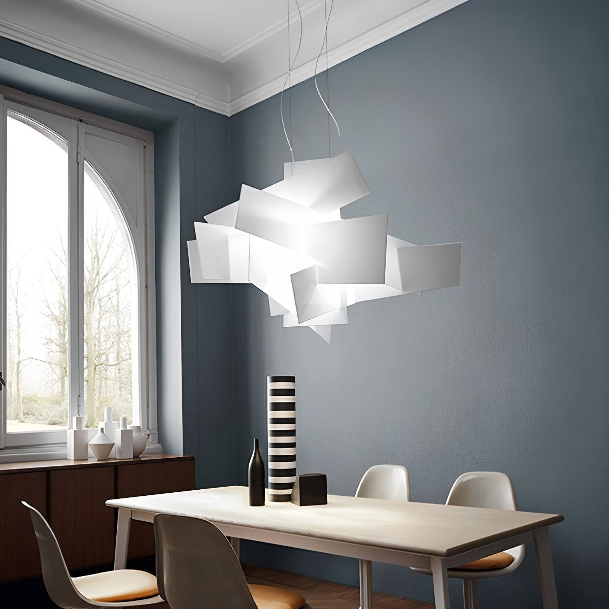 Moderne minimalistische geometrische kunst hanglamp