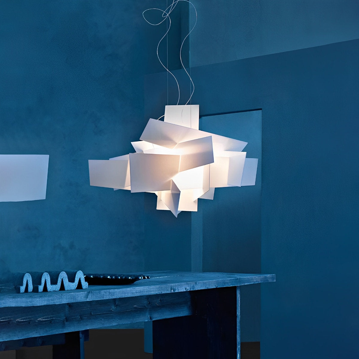 Moderne minimalistische geometrische kunst hanglamp