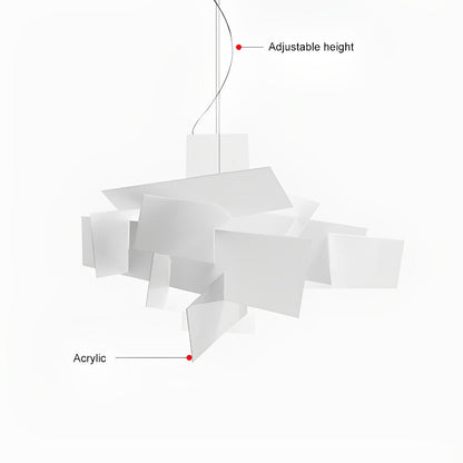 Moderne minimalistische geometrische kunst hanglamp