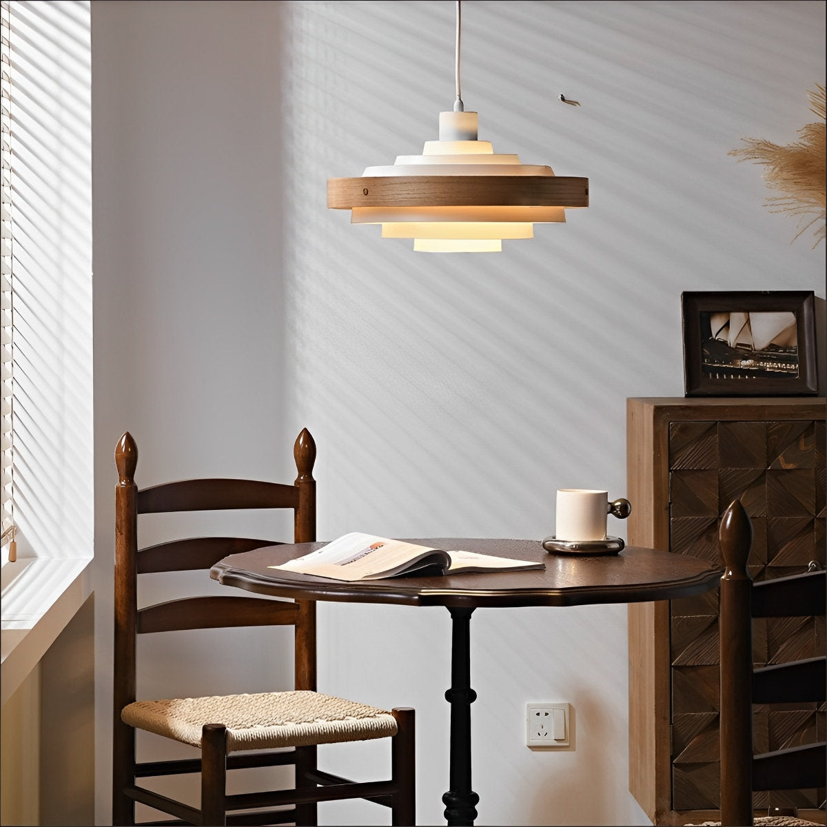 Moderne minimalistische schaduw drum hanglamp