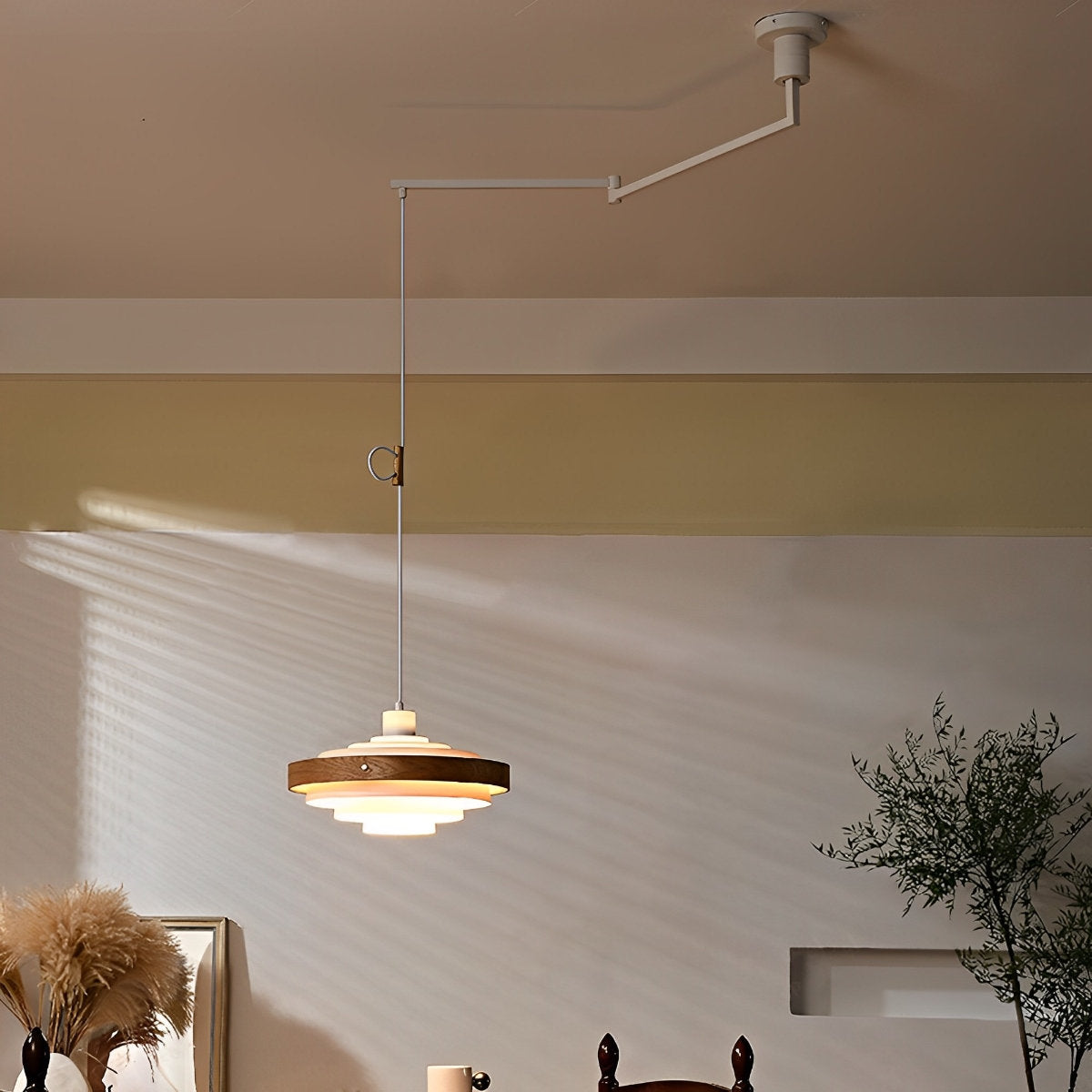 Moderne minimalistische schaduw drum hanglamp